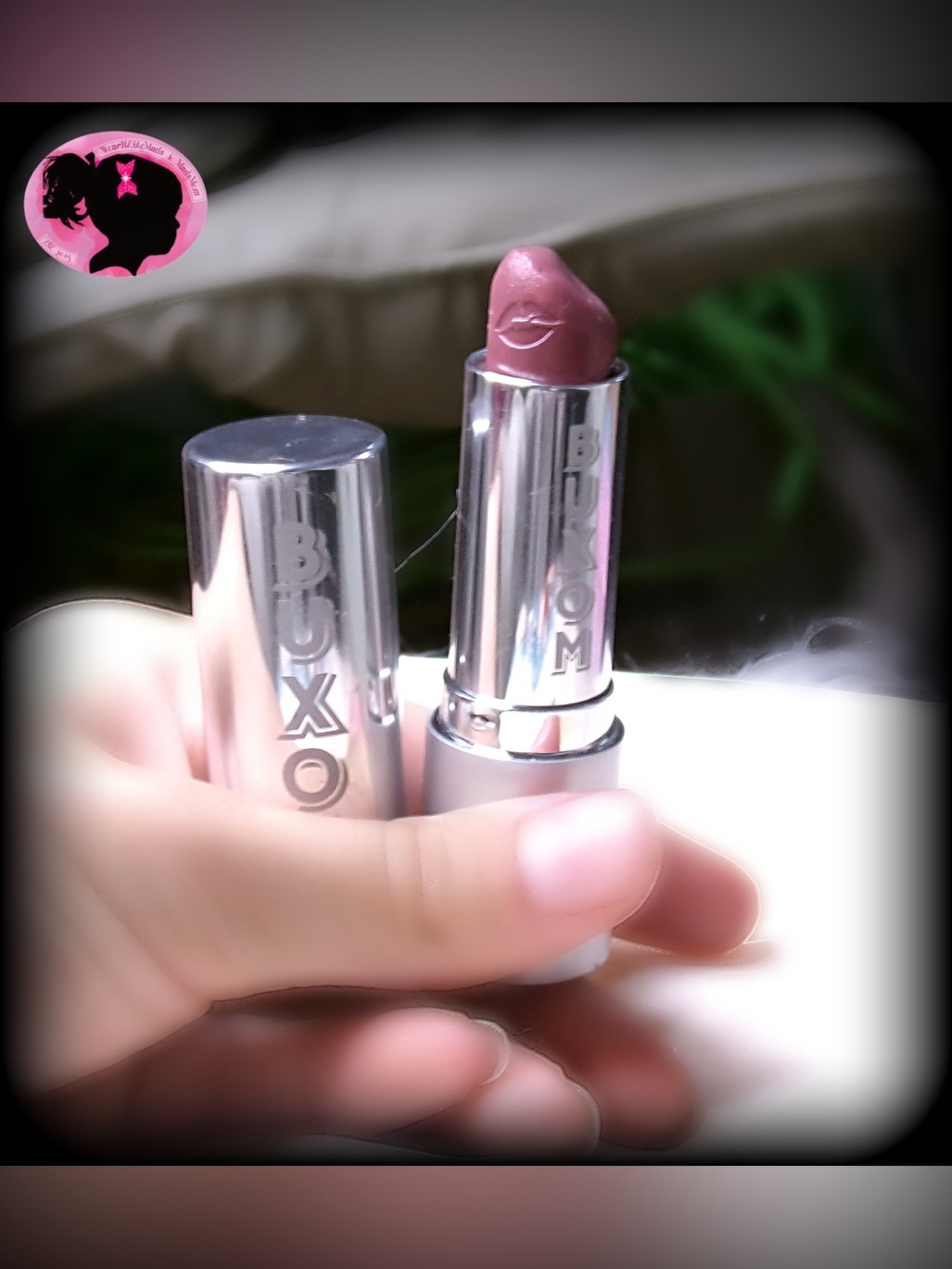 Buxom Satin Mauve-Pink Lipstick Color Dolly Dreamer
